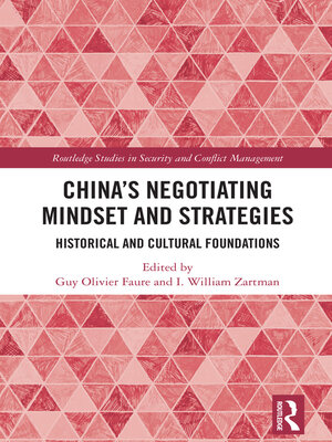 cover image of China's Negotiating Mindset and Strategies